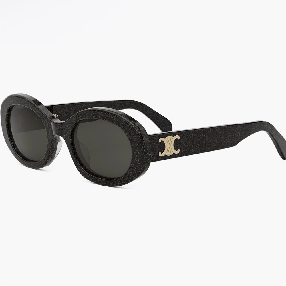 CELINE Triomphe 52mm Oval Sunglasses
